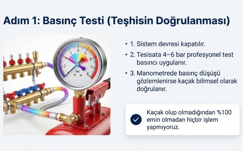 Basınç Testi (Bar Kontrolü)