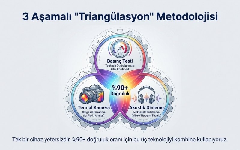 Profesyonel Kırmadan Kaçak Tespit Süreci (Adım Adım)