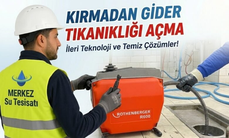 Gider Tıkanıklığı Açma Hizmeti
